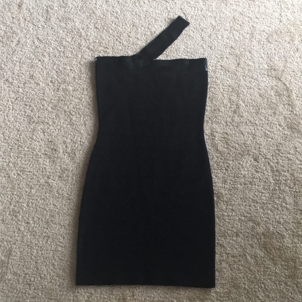 Moda International Black off the shoulder dress